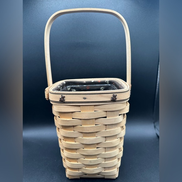 RARE Longaberger Boyds Bears Basket 2007 Basket Fest Liner & Protector Signed - Picture 3 of 7